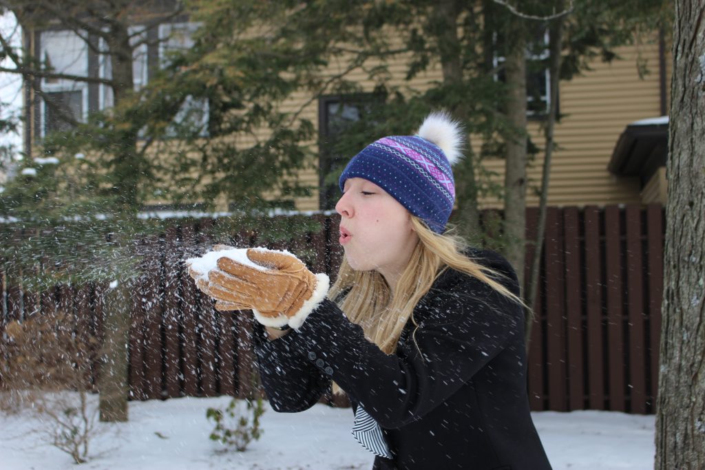 Alex Johnson in winter